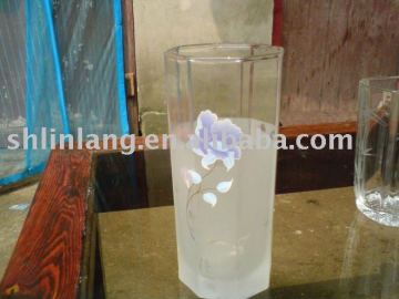 Polyhex printing frost glass cup