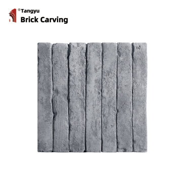 imitation old gray brick sliced floor tiles