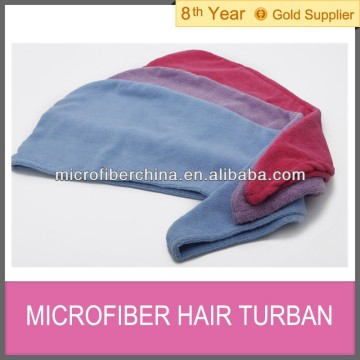 Microfiber hair drying wrap