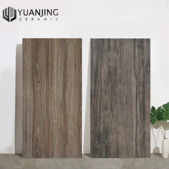600x1200mm Full Porcelain Non-Slip Wooden Look Ceramic Floor Tiles for Living Room and Bedroom
