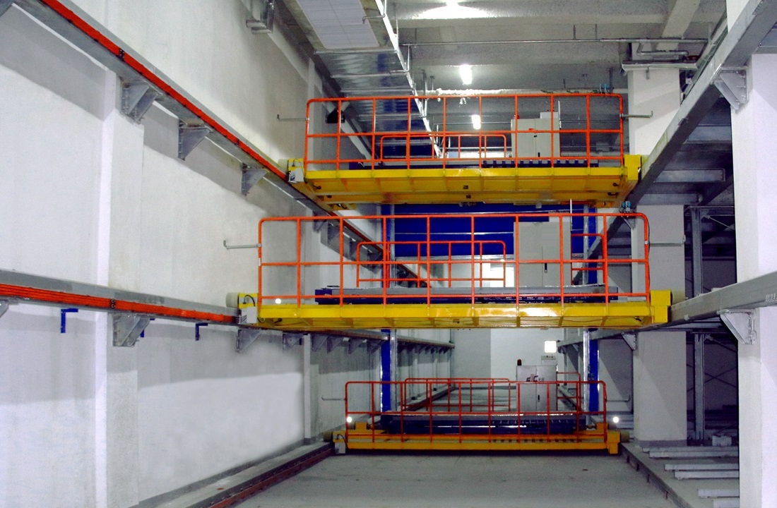 Sistema de estacionamiento automático de dientes de peine en avión