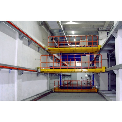 Sistema de estacionamiento automático de dientes de peine en avión