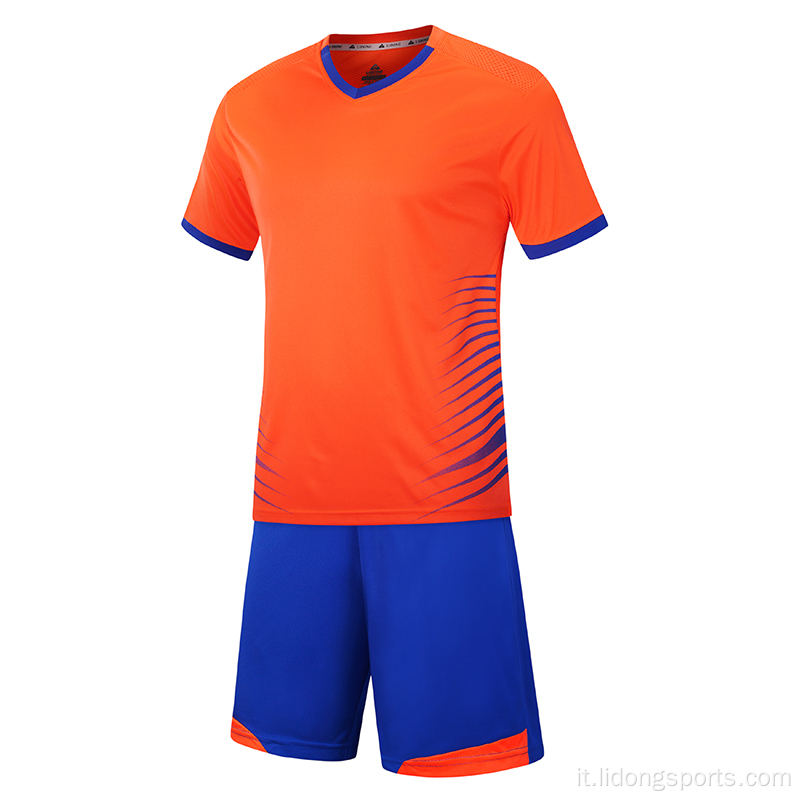 Camicia da calcio personalizzate uniformi da calcio a buon mercato per le squadre