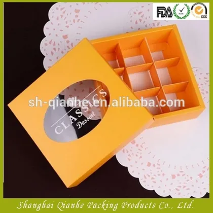 White chocolate gift packaging box