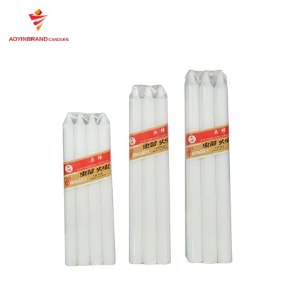 18cm cheap candles white candles to Haiti