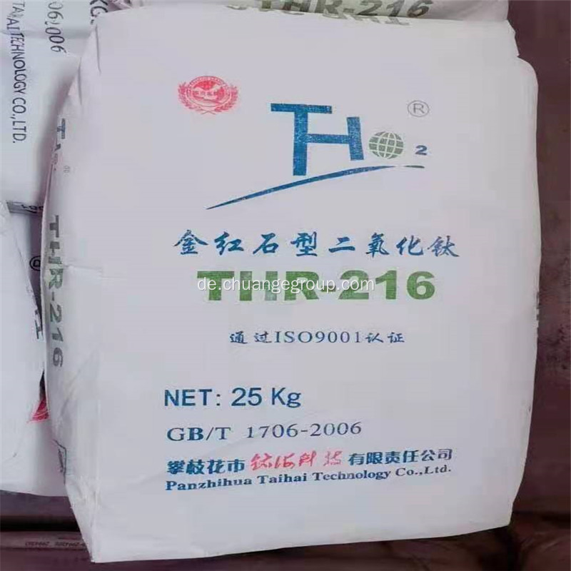 Farbe Rohstoffe Titaniumdioxid Thr216