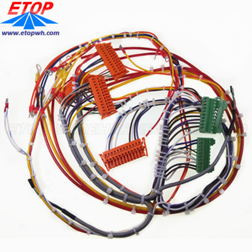 Custom Electrical Terminal Block Connector Wiring Harness