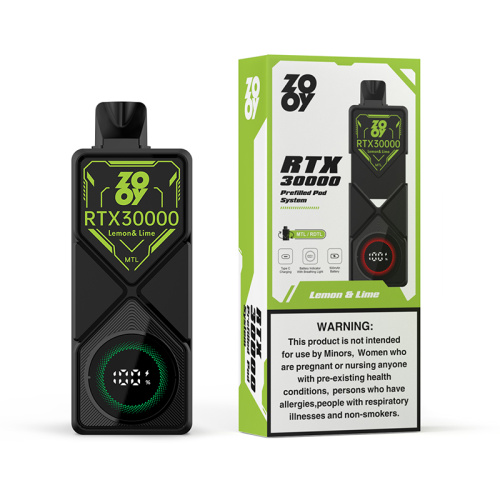 ZOOY RTX 30000 Puffs Disposable Vape Wholesale Italy