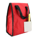 Sac à lunch de bureau léger de couleur rouge unie