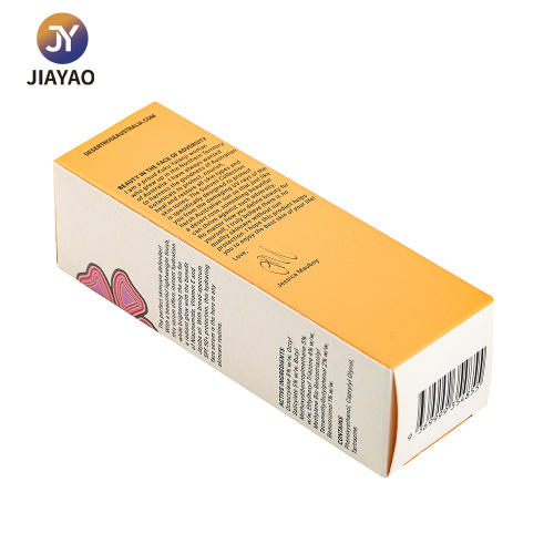 عبوة مستحضرات تجميل أنيقة ذات شريط طويل مع طباعة الشعار