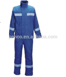 EN standard blue fireman working garments
