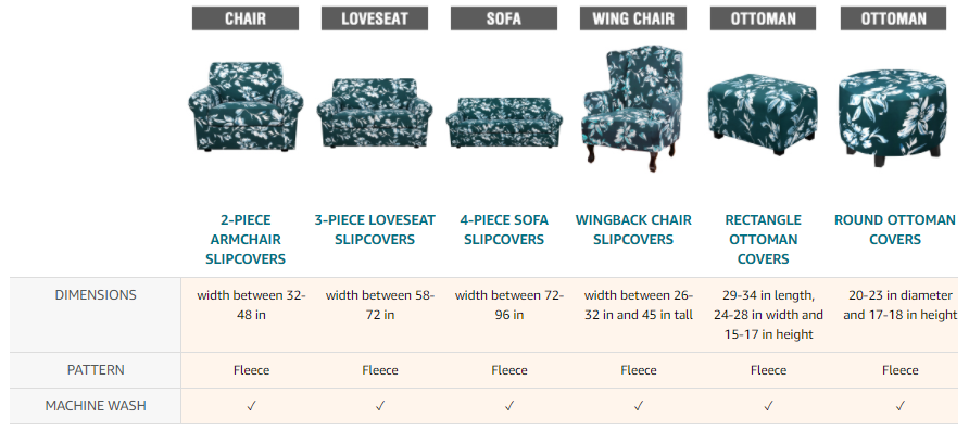 Customized  Printed Sofa Covers