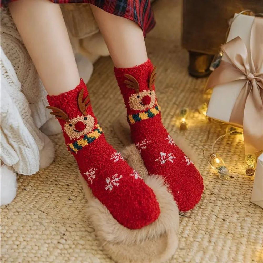 Christmas Fluffy Socks