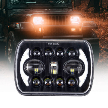 Cina Super Bright da 7 pollici da 7 pollici a LED per moto, carrelli elevatori e trattori