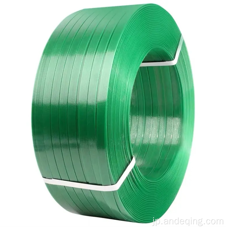 卸売耐久性のあるペットグリーンパッキングストラップバンドテープ