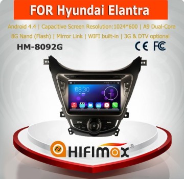 HIFIMAX Android 4.4.4 for Hyundai Elantra 2013 touch screen dvd gps