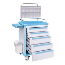 Hospital Movable Trolley ABS Anesthesia Cart