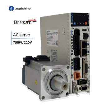 400W Leadshine L8 Servo Motorlu Çift Güç Girişi Leadshine Ethercat Servo Kontrolörü