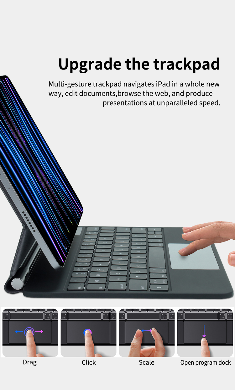RD01 LED Display iPad Wireless Keyboard RD01 LED Display iPad Wireless Keyboard