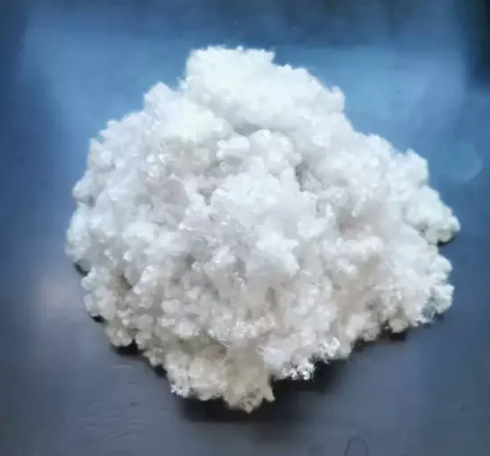 High-quality 7D/15Dx64mm HCS Synthetic Polyester Staple Fiber for Pillow Filling
