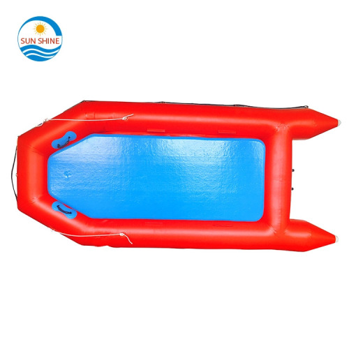 Inflatable Aluminium Boat 4.2M aluminium bottom boat hypalon pontoon boat Supplier