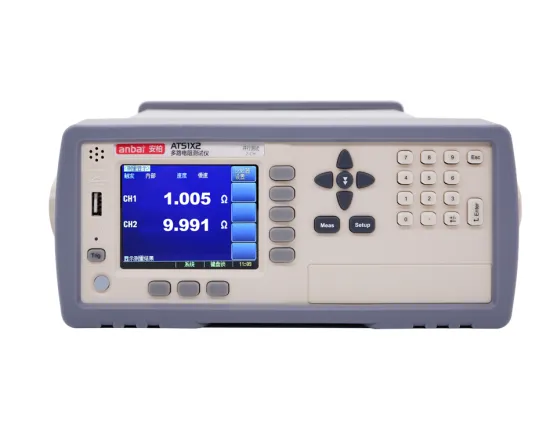 AT51X2 Multi-Channel High Speed DC Resistance Meter with Parallel Testing and Display