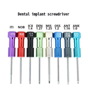 Dental Implant Screw Driver Kit - 8 Pcs Prosthetic Kit for Implant Repair