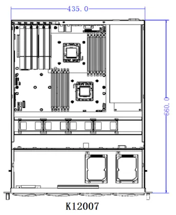 2U network chassis design