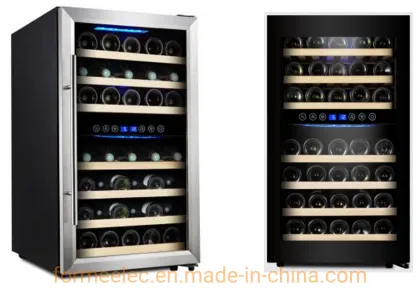 Vino Cabinet Compressor Wine Fridge Single Zone Temperature 120L 52 Bottles Wine Cooler