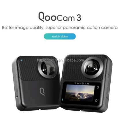 QooCam 3: 5.7K 360 Video & 62MP 360 Photos Panoramic Action Camera