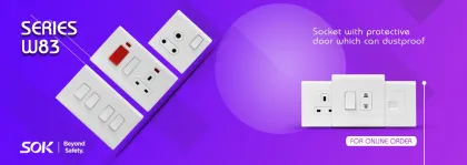 1 Gang TV Satellite Outlet White TV socket