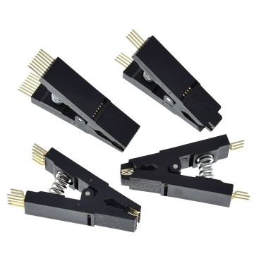 IC PINS (SOP8, SOP16, SOIC8, SOIC16, DIP8, DIP16) के लिए प्रोग्रामर परीक्षण क्लिप - इलेक्ट्रिक पावर