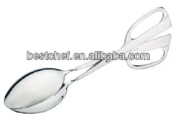 Heavy Stainless steel Food serving scissor tong
