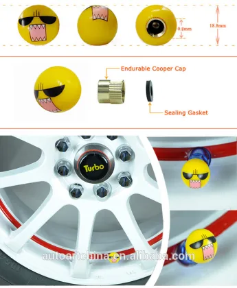 Brilliance Expression Shape auto spare parts roar tyre valve cap