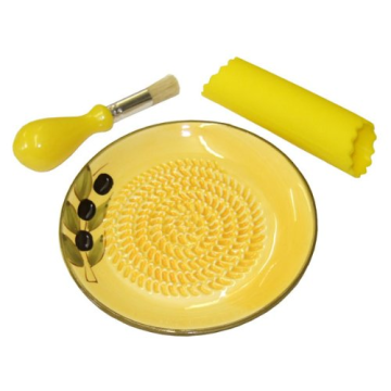 Ceramic Kitchen Custom Handmade Garlic Grater & Plate