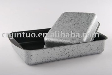 Aluminium non-stick square grill pan