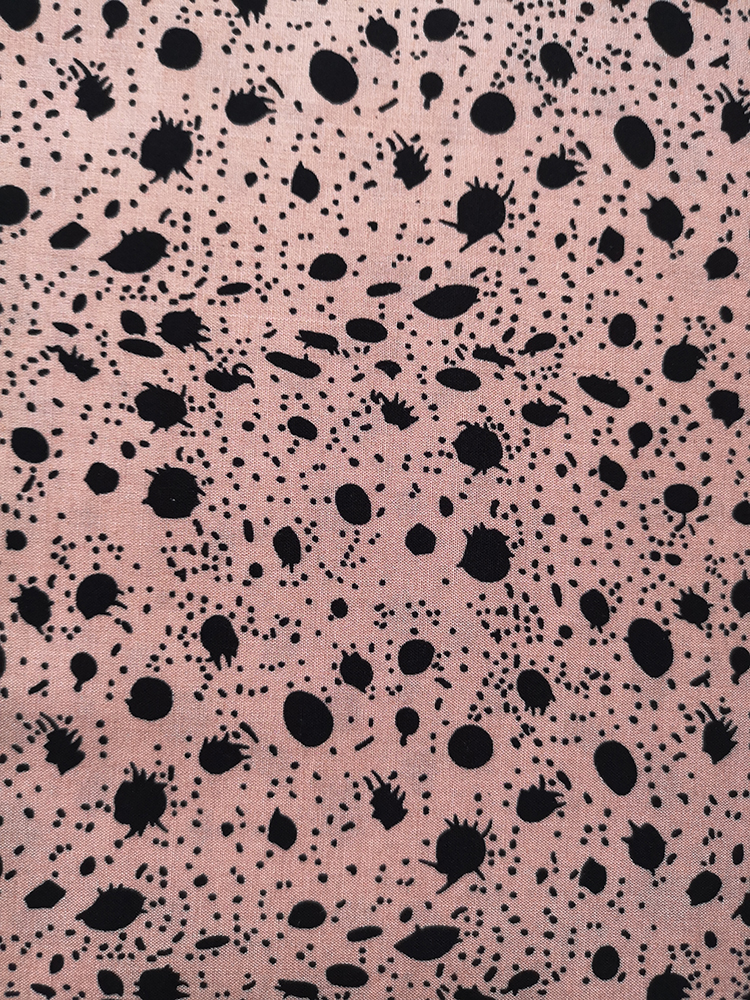 Dots Design Rayon Voile 60S que imprime la tela tejida