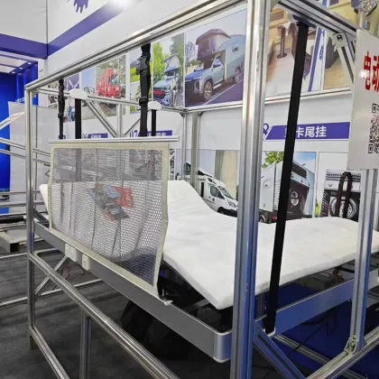 Gray Color RV Bed Protective Net Aluminum Alloy Caravan Motorhome Protective Net