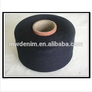 Ring spun open end combed indigo dye knitting yarn