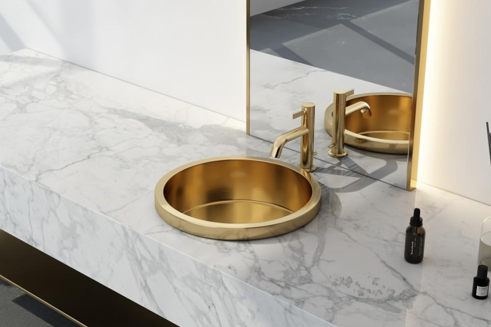 Gold Laundry Sink