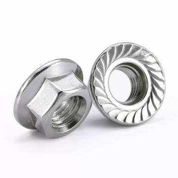 Stainless Steel Hex Flange Nuts: Types 201, 304, and 316 in DIN 6923 Specifications
