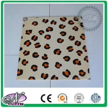Interior design tigh quality non-slip polished aluminum soft pvc tile floor