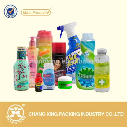 Bottles PVC Shrink Sleeve Label / Waterproof Bottle Shrink Sleeve / Cosmetic Shampoo Bottle Labels