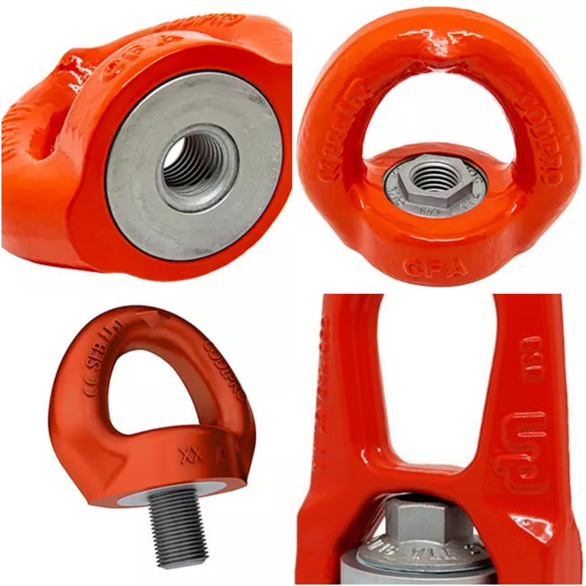Rotating Lifting Point Eye Bolt: Swivel Hoist Ring With Rotating Ring ...