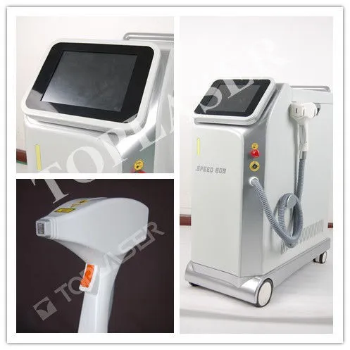 808nm Diode Laser Hair Removal Machine , Professional Laser Hair Removal Equipment
