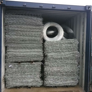 Galvanized Double Twist Hexagonal Shape Gabion Box