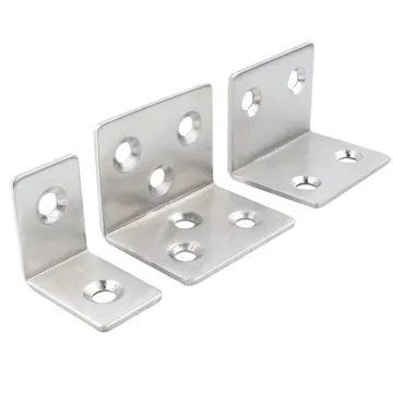Heavy Duty 2mm Galvanized Reinforced Corner Angle Metal Bracket
