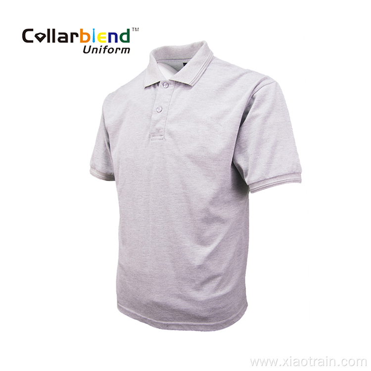 Custom White Polo T Shirt