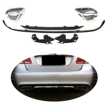W212 Body Kit for Mercedes Benz E Class Classic E300 Look 2013-2015 Diffuser