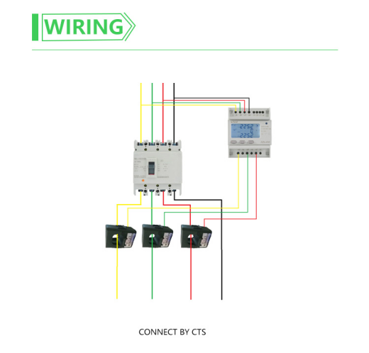 3 Phase Energy Power Motoring Meters